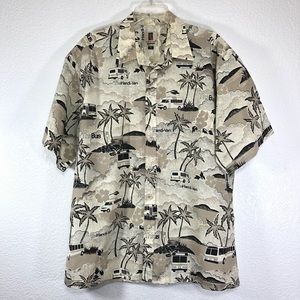 Authentic Tori Richard Honolulu Men’s Shirt Brown